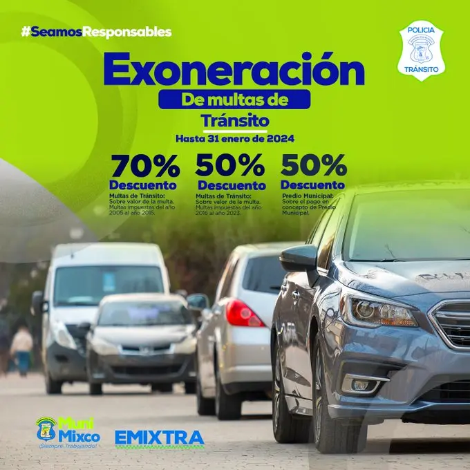 exoneracion de multas mixco